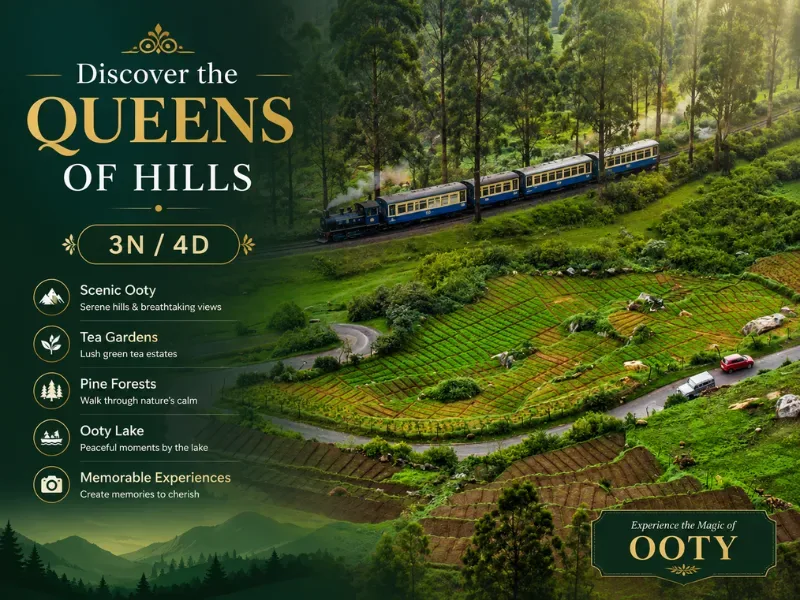 Yuven Travel's flyer for Discover the Queen of Hills