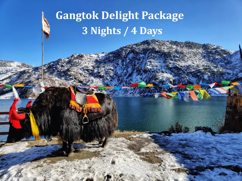 Yuven Travel's flyer for Gangtok Delight Package – 3 Nights / 4 Days