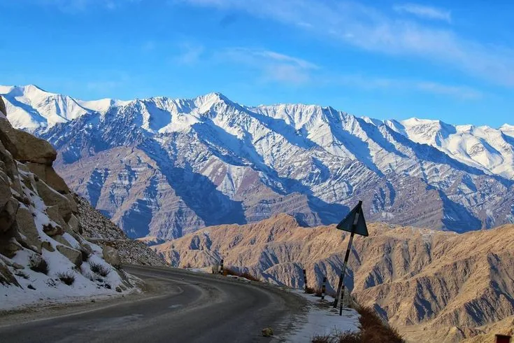 Yuven Travel's flyer for Juley Ladakh – 4N 5D