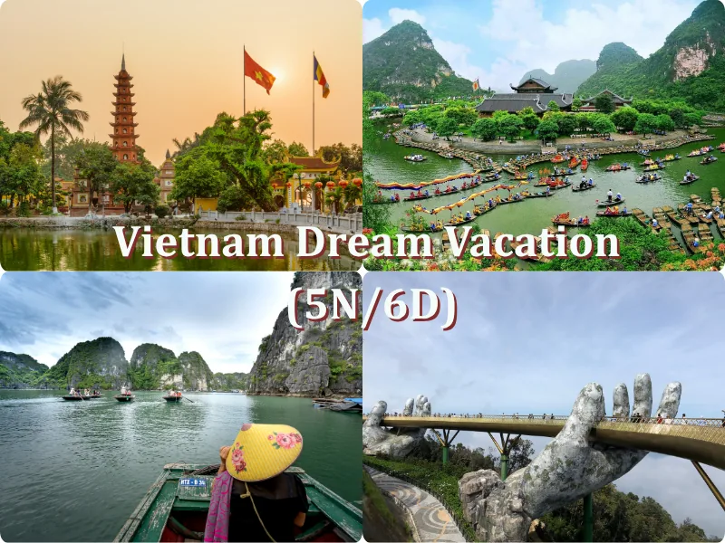 Yuven Travel's flyer for Vietnam Dream Vacation (5N/6D)