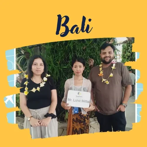 Lohit Mittal in Bali, a trip arranged by Yuven Travel