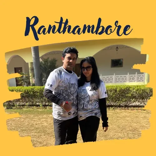 Rashmi Rawat in Ranthambore, a trip arranged by Yuven Travel