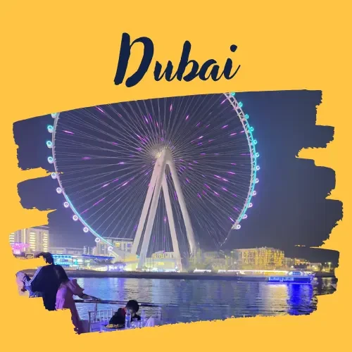 Rohit Jain in Dubai, a trip arranged by Yuven Travel