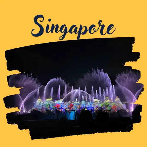 Ankit Goel in Singapore, a trip arranged by Yuven Travel