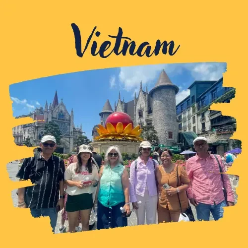 Anil Kumar Gupta in Vietnam, a trip arranged by Yuven Travel