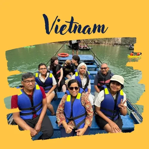 Sushma Gupta in Vietnam, a trip arranged by Yuven Travel