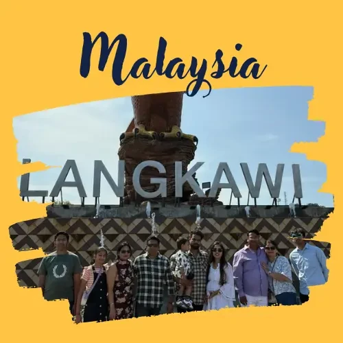 Kapil Chauhan in Malaysia, a trip arranged by Yuven Travel