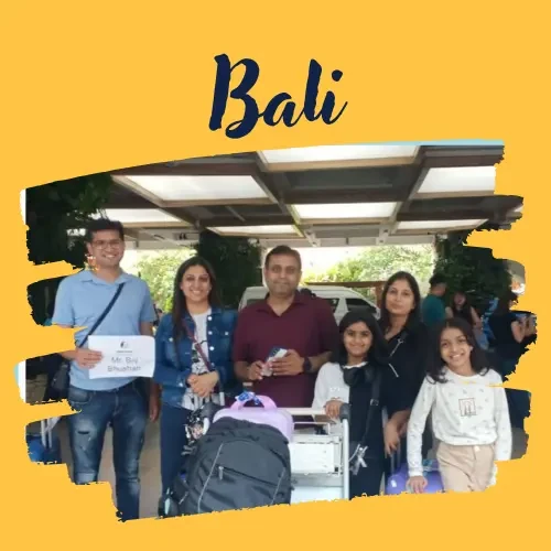 Brij Bhushan Chhabra in Bali, a trip arranged by Yuven Travel