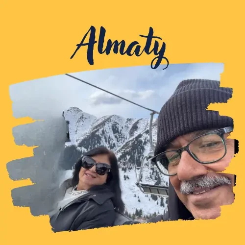 Suman Bhagwati in Alamty & Baku, a trip arranged by Yuven Travel