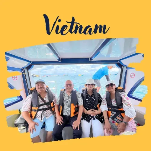 Seema Joshi in Vietnam, a trip arranged by Yuven Travel