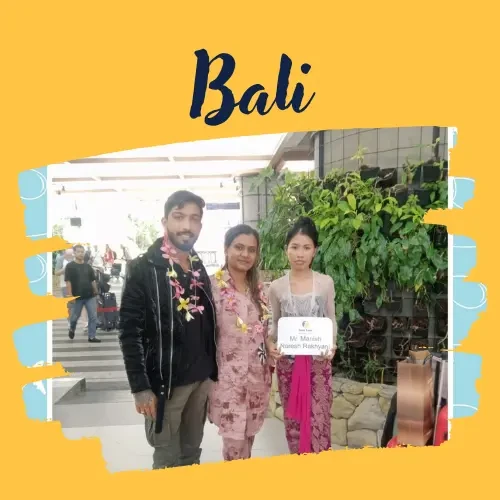 Manish Rakhyani in Bali, a trip arranged by Yuven Travel