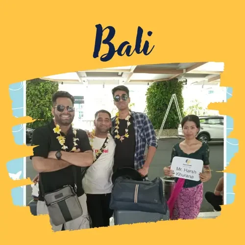 Vansh Narang in Bali, a trip arranged by Yuven Travel