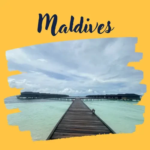 Shubham Ranjan in Maldives, a trip arranged by Yuven Travel