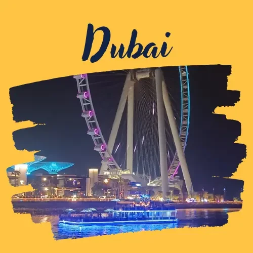 Parvinder Singh in Dubai, a trip arranged by Yuven Travel
