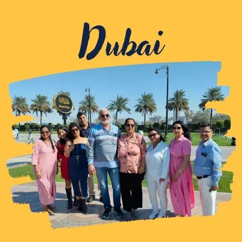 Neetu Yadav in Dubai, a trip arranged by Yuven Travel
