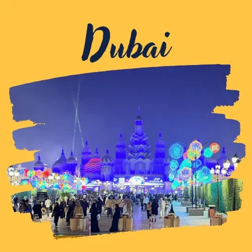 Luckdeep Singh in Dubai, a trip arranged by Yuven Travel