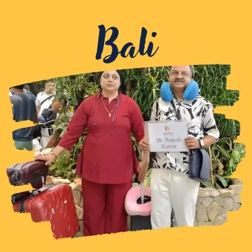 Ritwik Raj in Bali, a trip arranged by Yuven Travel
